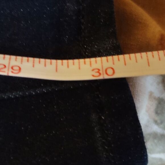 Express Women's Size 10 high rise stretch denim legging lace up front side zip - Picture 7 of 8